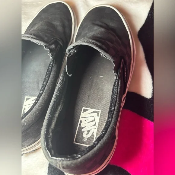 Vans Slip-On Checkerboard Skate Shoe - Picture 6 of 14